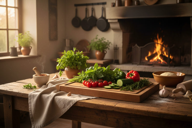 Cocina Estilo Cálido